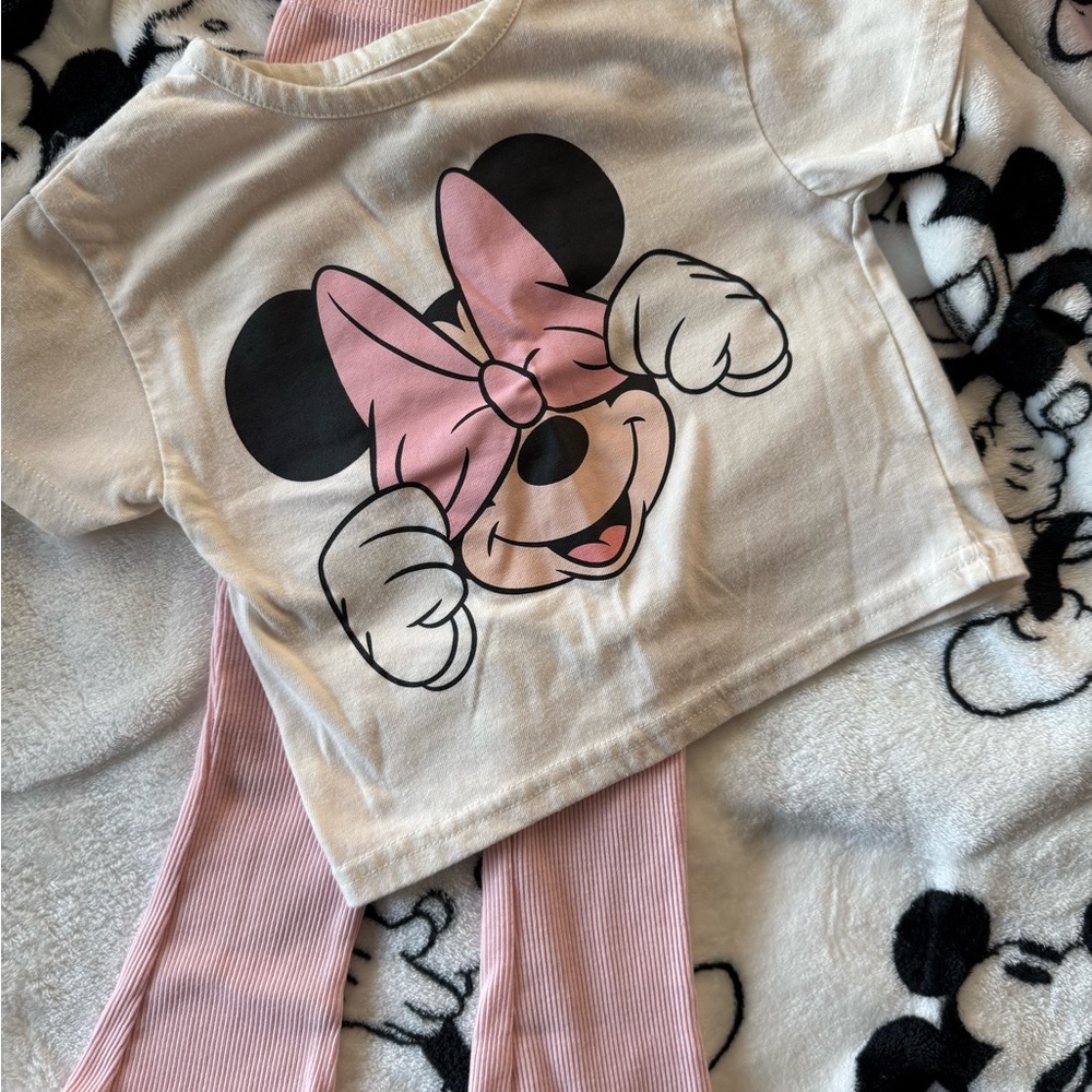 Minnie Mouse Flare Leggings Set - Picture 1 of 5